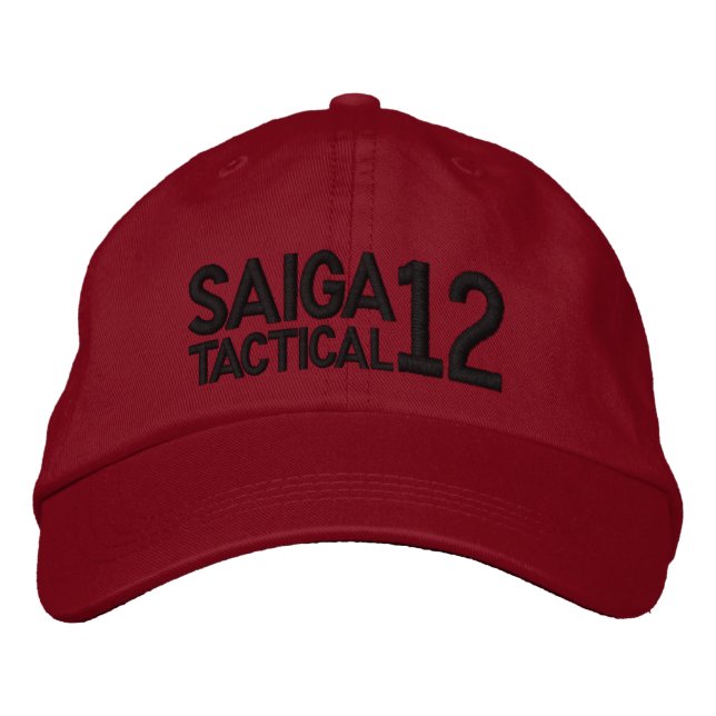 Saiga 12 - Saiga Tactical Embroidered Baseball Hat (Front)