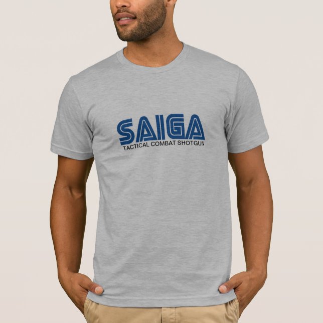 Saiga 12 - Tactical Combat Shotgun T-Shirt (Front)
