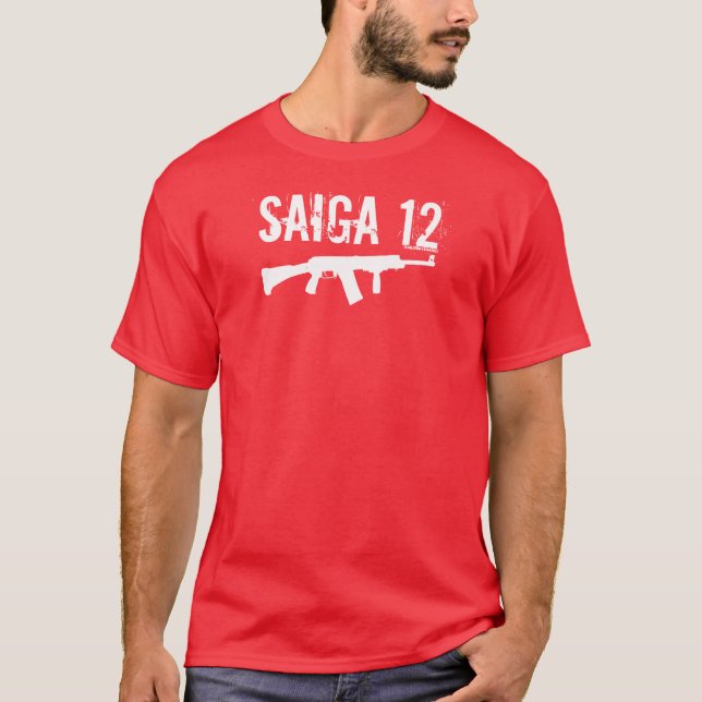 Saiga 12 - Team Shirt Front Grip Folding Stock (Front)