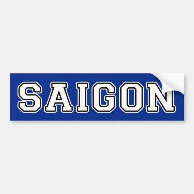 Saigon Bumper Sticker (Front)
