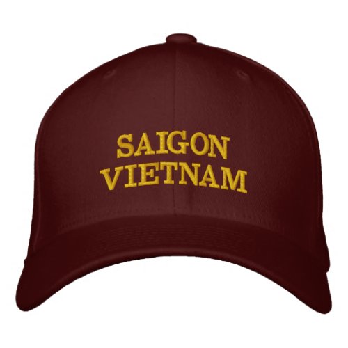 SAIGON EMBROIDERED BASEBALL CAP
