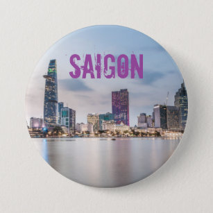 Saigon (Ho Chi Minh City) HCMC Vietnam souvenir Button