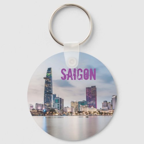Saigon Ho Chi Minh City HCMC Vietnam souvenir Keychain