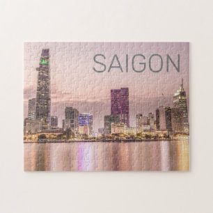Saigon Ho Chi Minh City HCMC Vietnam Sunset Jigsaw Puzzle