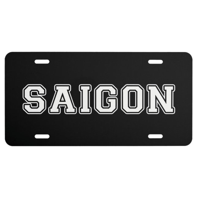 Saigon License Plate (Front)
