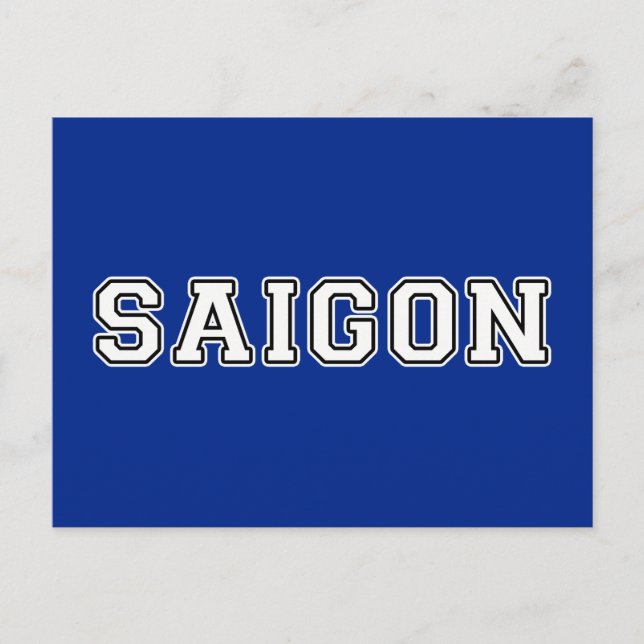 Saigon Postcard (Front)