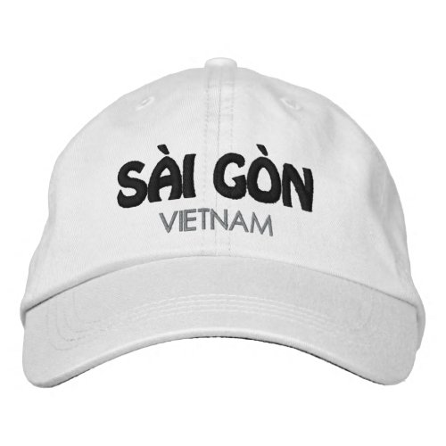 Saigon Vietnam Embroidered Baseball Cap