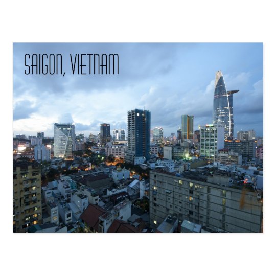 Saigon Vietnam Postcard | Zazzle.com