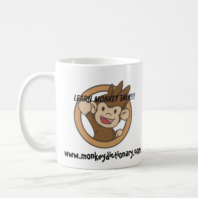 Saiko Monkey Waving Mug (Left)