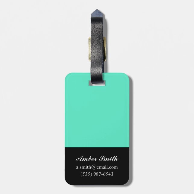 Sail 2 luggage tag (Back Vertical)