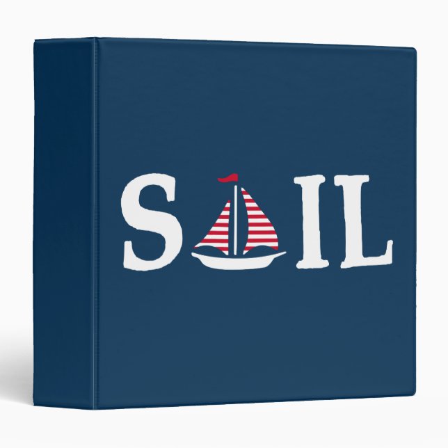 Sail 3 Ring Binder (Front/Spine)