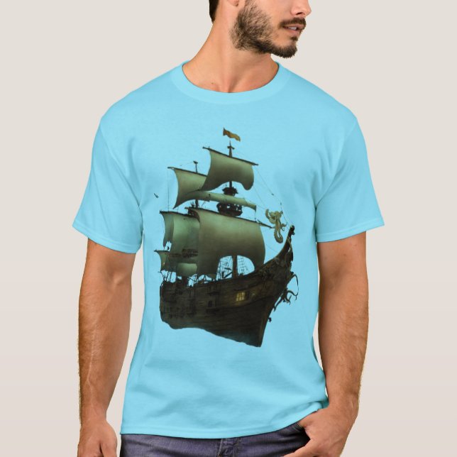Sail and Anchor T-Shirt – Navigating Life's Journe (Front)