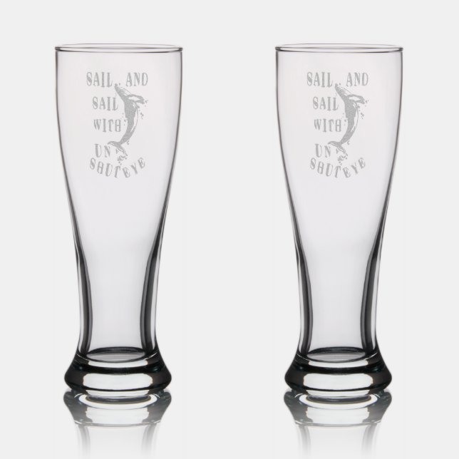 Sail And Sail With Unshut Eye Pilsner Glass (Glassware)