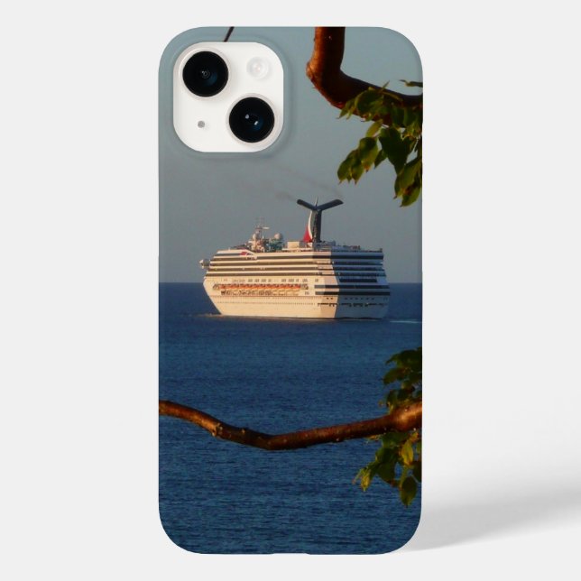 Sail Away at Sunset I Cruise Vacation Case-Mate iPhone Case (Back)