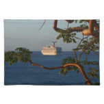 Sail Away at Sunset I Cruise Vacation Cloth Placemat