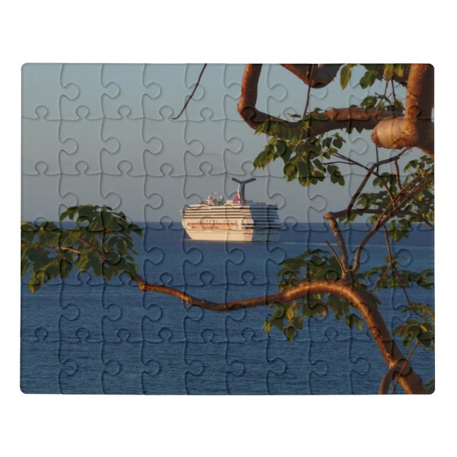 Sail Away at Sunset I Cruise Vacation Jigsaw Puzzle (Puzzle Horizontal)