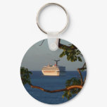 Sail Away at Sunset I Cruise Vacation Keychain