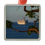 Sail Away at Sunset I Cruise Vacation Metal Ornament