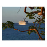 Sail Away at Sunset I Cruise Vacation Photo Print