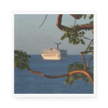Sail Away at Sunset I Cruise Vacation Photography Paper Napkins