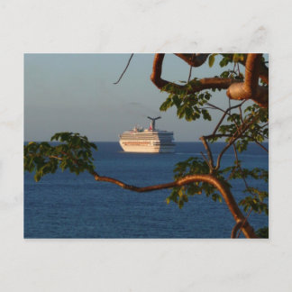 Sail Away at Sunset I Cruise Vacation Postcard