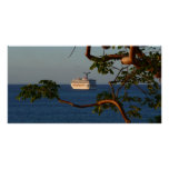 Sail Away at Sunset I Cruise Vacation Poster