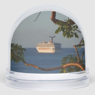 Sail Away at Sunset I Cruise Vacation Snow Globe
