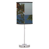 Sail Away at Sunset I Cruise Vacation Table Lamp (Back)