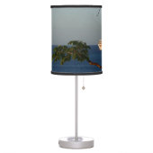 Sail Away at Sunset I Cruise Vacation Table Lamp (Left)