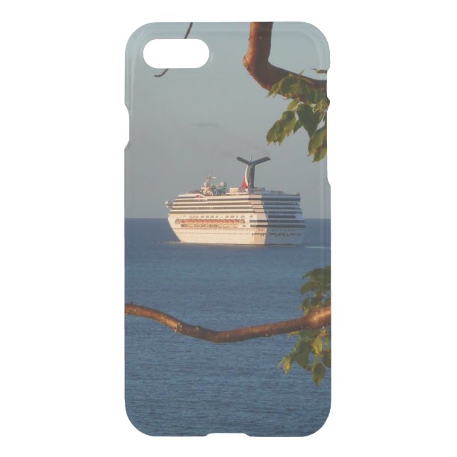 Sail Away at Sunset I Cruise Vacation Uncommon iPhone Case (Back)
