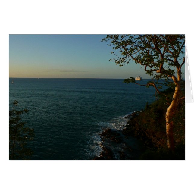 Sail Away at Sunset II Tropical Seascape (Front Horizontal)