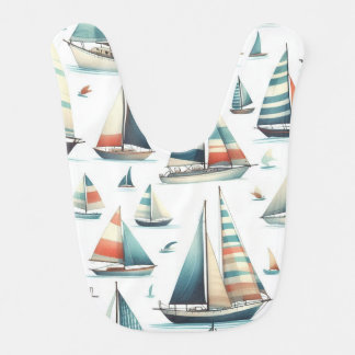 Sail Away Baby Bib