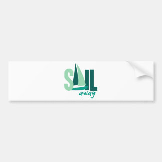 Sail Away Bumper Sticker