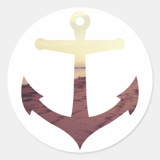 Sail Away Classic Round Sticker (Front)