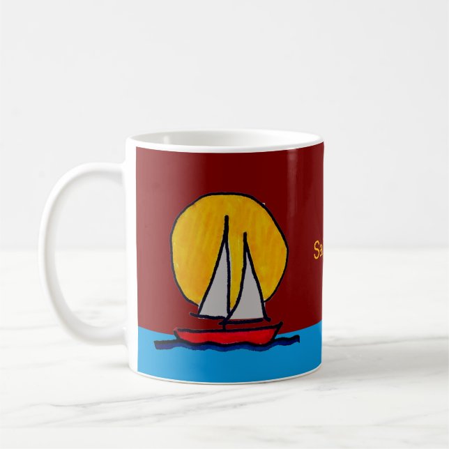 Sail Away! Coffee Mug (Left)