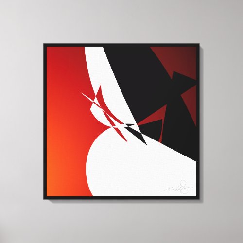 Sail Away In Red Canvas Print