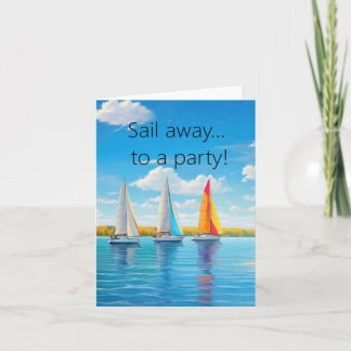 Sail Away Invitation