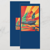 Sail Away Junk Pleasure Boat (Front/Back)
