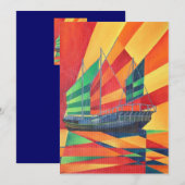 Sail Away Junk Pleasure Boat (Front/Back)