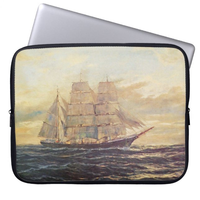 Sail Away Laptop Sleeve (Front)