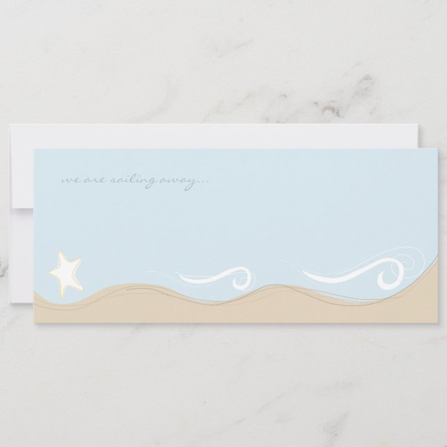 Sail Away Moving Announcements (Front)