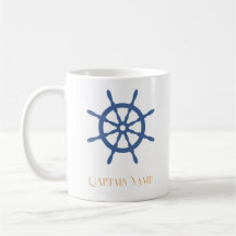 Sail Away Nautical Beach Personalized Ship Helm
