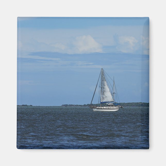 Sail Away Painterly Magnet (Front)