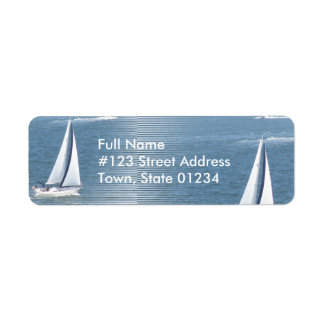 Sail Away Return Address Label