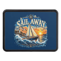 Sail Away Sail the Unknown Blue Nautical