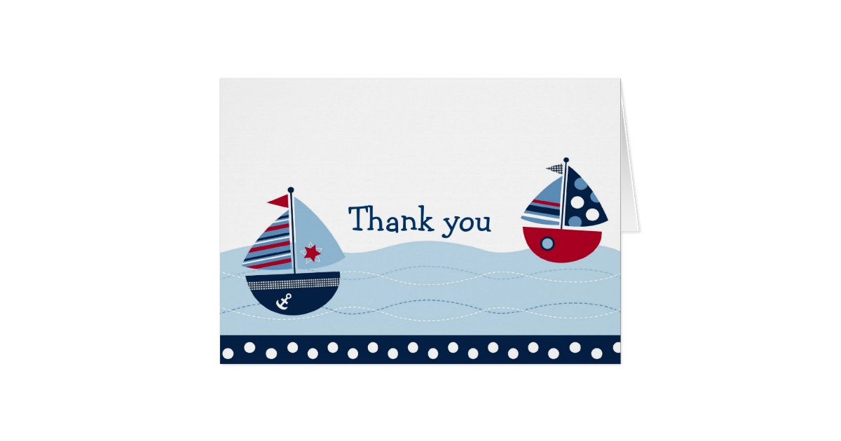 thank you letter for who away sail away sailboat nautical thank you note cards zazzle thank you letter for who away sail away sailboat nautical thank you note cards zazzle