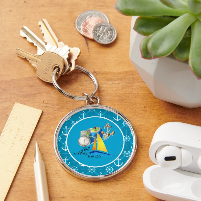 Sail Away With Me  Keychain (Desk)