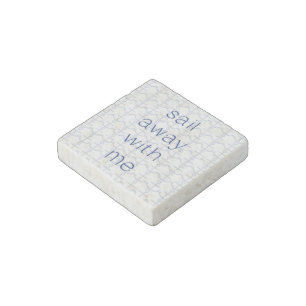 Sail Away With Me Stone Magnet