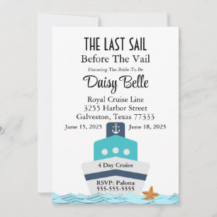 Sail Before The Vail Invitation