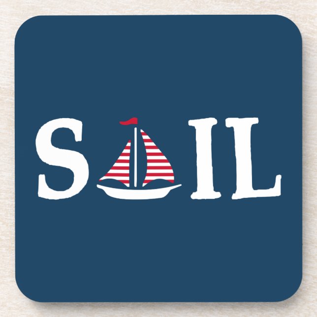 Sail Beverage Coaster (Front)